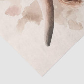 Adorable Hochlandkuhkalb mit Mama Decoupage Seidenpapier (Ausschnitt)