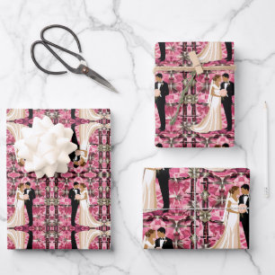 Adorable Hochzeit Geschenkpapier Set