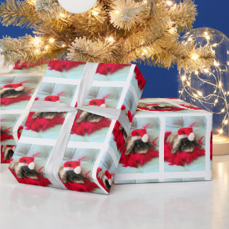 Adorable Holland Lop Weihnachtswrapping Paper Geschenkpapier