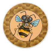 Adorable Honey Bee Keramikknauf (Vorderseite)