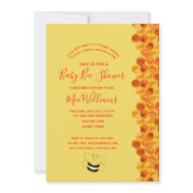 Adorable Honey Bee Themed Baby Dusche