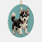 Adorable Huksy Ornament (Rechts)