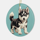 Adorable Huksy Ornament (Links)