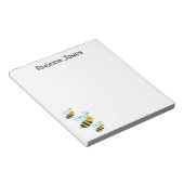 Adorable Hummelbienen Notizblock (angewinkelt)