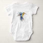 Adorable Hummingbird Baby Bodysuit Baby Strampler (Rückseite)