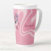 Adorable Hummingbird und Blume Milchtasse (Rechte Ecke)