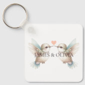 Adorable Hummingvögel hinzufügen Schlüsselanhänger (Vorderseite)