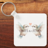 Adorable Hummingvögel hinzufügen Schlüsselanhänger (Vorderseite)