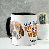 Adorable Hund Sie machen meinen Schwanz Wag Tasse