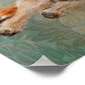 Adorable Hunde auf Decopage Art Poster (Ecke)