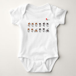 Adorable Hunde Baby Bodysuit Baby Strampler
