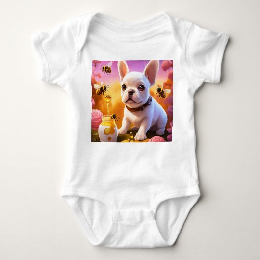 Adorable Hunde Baby Shirt - Ideal für Begleiter (Vorderseite)