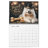 Adorable Hunde feiern Urlaub Joy Jährlich 20XX Kalender (Jan 2026)