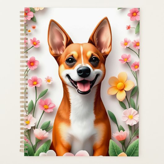 Adorable Hunde Gerahmt von Blume Planer (Vorderseite)