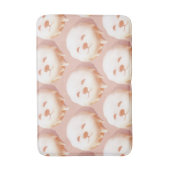 Adorable Hunde Gesicht Donut Badematte (Vorderseite Vertikal)