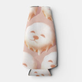 Adorable Hunde Gesicht Donut Flaschenkühler (Vorderseite)