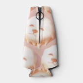 Adorable Hunde Gesicht Donut Flaschenkühler (Rückseite)