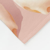 Adorable Hunde Gesicht Donut Fleecedecke (Ecke)