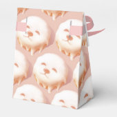 Adorable Hunde Gesicht Donut Geschenkschachtel (Rückseite)