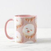 Adorable Hunde Gesicht Donut Tasse (Links)