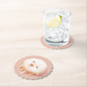 Adorable Hunde Gesicht Donut Untersetzer (Vor Ort)