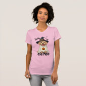 Adorable Hunde Mama Halloween T-Shirt (Vorne ganz)