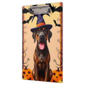 Adorable Hunde mit Hexenhut Klemmbrett (Links)