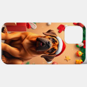 Adorable Hunde mit Weihnachtsmannmütze Case-Mate iPhone Hülle (Rückseite (Horizontal))