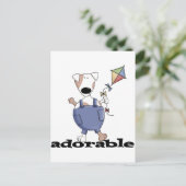 Adorable Hunde T - Shirt und Geschenke Postkarte (Stehend Vorderseite)