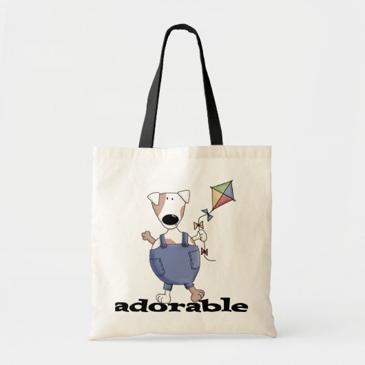 Adorable Hunde T - Shirt und Geschenke Tragetasche (Vorne)