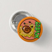 Adorable HYPE! Schnecke Emote Button (Vorne & Hinten)