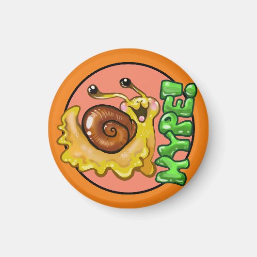 Adorable HYPE! Schnecke Emote Magnet (Vorne)