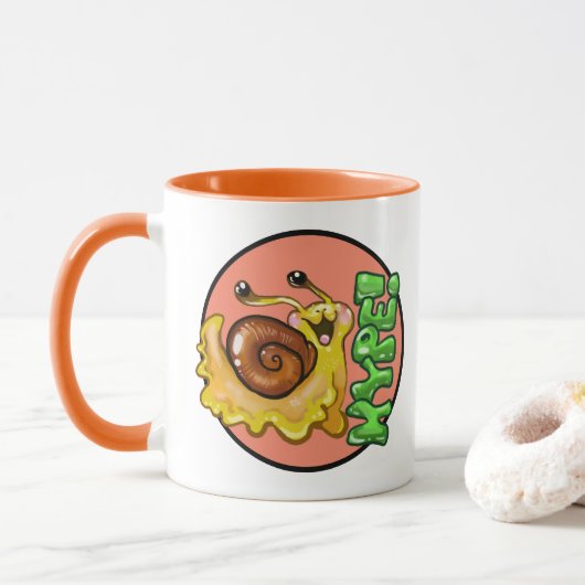 Adorable HYPE! Schnecke Emote Tasse (Mit Donut)