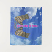 Adorable "I Liebe My Grand Baby" Wandteppich (Vorderseite)