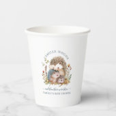 Adorable Igel Kinderdusche Pappbecher (Vorderseite)