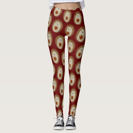 Adorable Igel Leggings (Vorderseite)