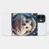 Adorable Igel mit Stars und Herzen Case-Mate iPhone Hülle (Rückseite (Horizontal))