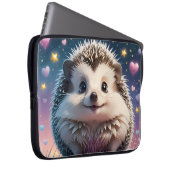 Adorable Igel mit Stars und Herzen Laptopschutzhülle (Vorne Rechts)
