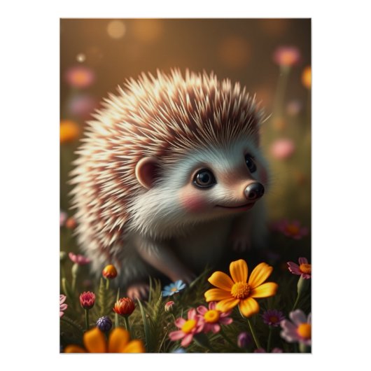 Adorable Igel Poster (Vorderseite)