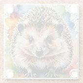 Adorable Igel Trivet Glasuntersetzer (Rückseite)
