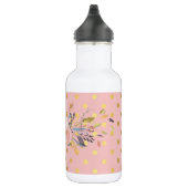Adorable Imitate Gold Polka Dots Blume Trinkflasche (Rechts)