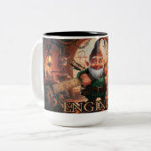 Adorable Ingenieur-Gnome-Tasse Zweifarbige Tasse (Vorderseite Links)