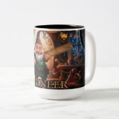 Adorable Ingenieur-Gnome-Tasse Zweifarbige Tasse (VorderseiteRechts)