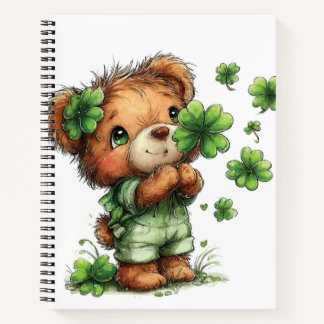 ADORABLE IRISH THEMED TEDDY BEAR NOTIZBLOCK