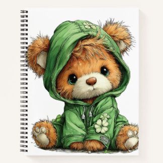 ADORABLE IRISH THEMED TEDDY BEAR NOTIZBLOCK