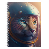Adorable Jaguar Astronaut-Notebook Notizblock (Vorderseite)