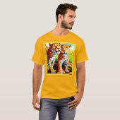 Adorable Jaguar Cubs im Dschungel. Jetzt kaufen T-Shirt (Vorne ganz)