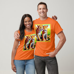 Adorable Jaguar Cubs im Dschungel. Jetzt kaufen T-Shirt