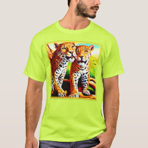 Adorable Jaguar Cubs im Dschungel. Jetzt kaufen T-Shirt