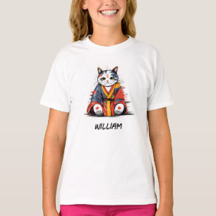 Adorable japanische Cartoon Cat T-Shirt